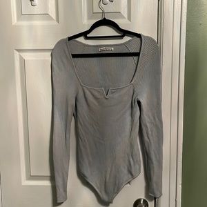 Abercrombie Ribbed bodysuit
